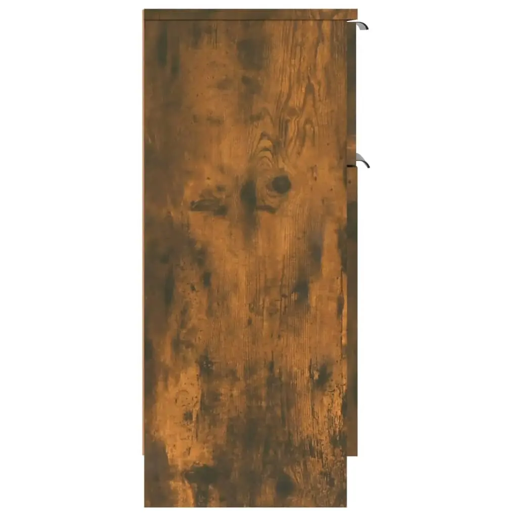 Brown Engineered Wood Sideboard Cabinet