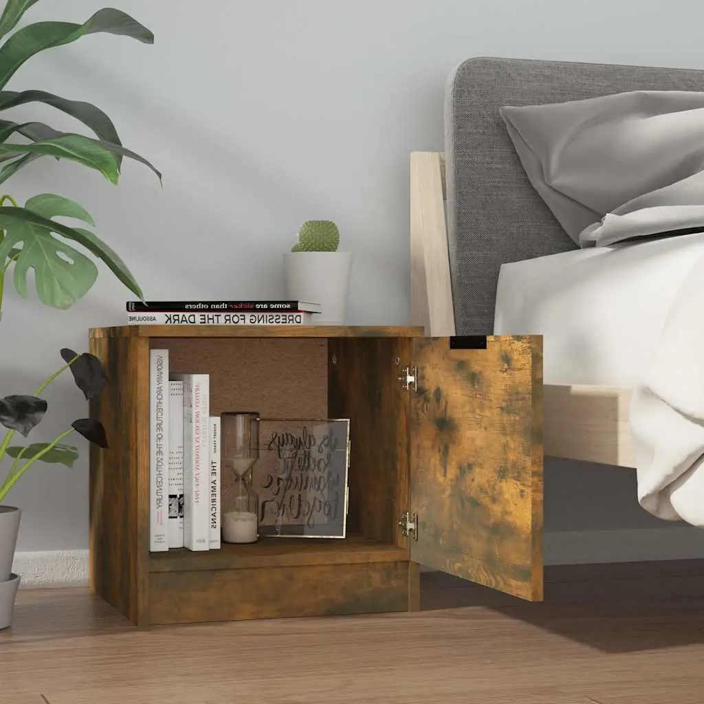Bedside Cabinets for Bedroom Storage 40x39x40 cm Brown 2 Piece