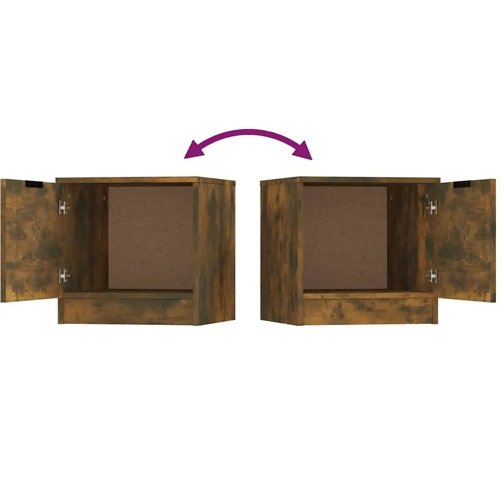 Bedside Cabinets for Bedroom Storage 40x39x40 cm Brown 2 Piece