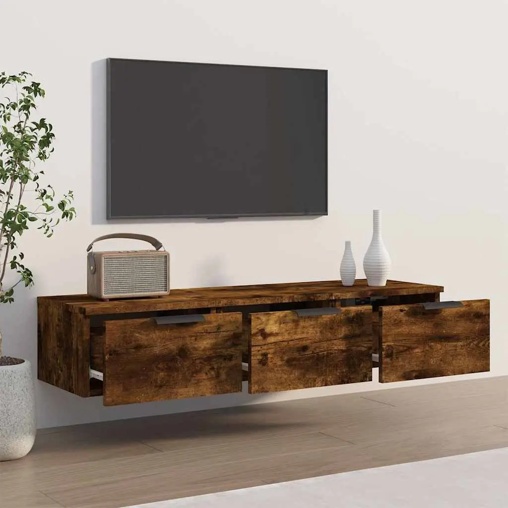Wall Cabinet Floating Shelf Engineered Wood 102x30x20cm