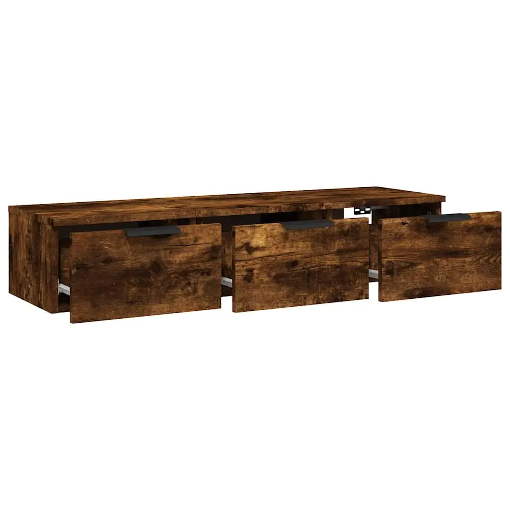 Wall Cabinet Floating Shelf Engineered Wood 102x30x20cm