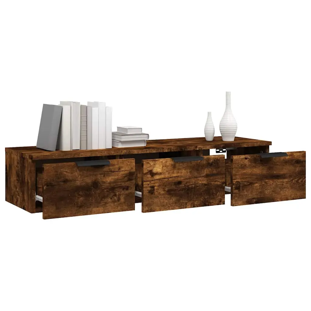 Wall Cabinet Floating Shelf Engineered Wood 102x30x20cm