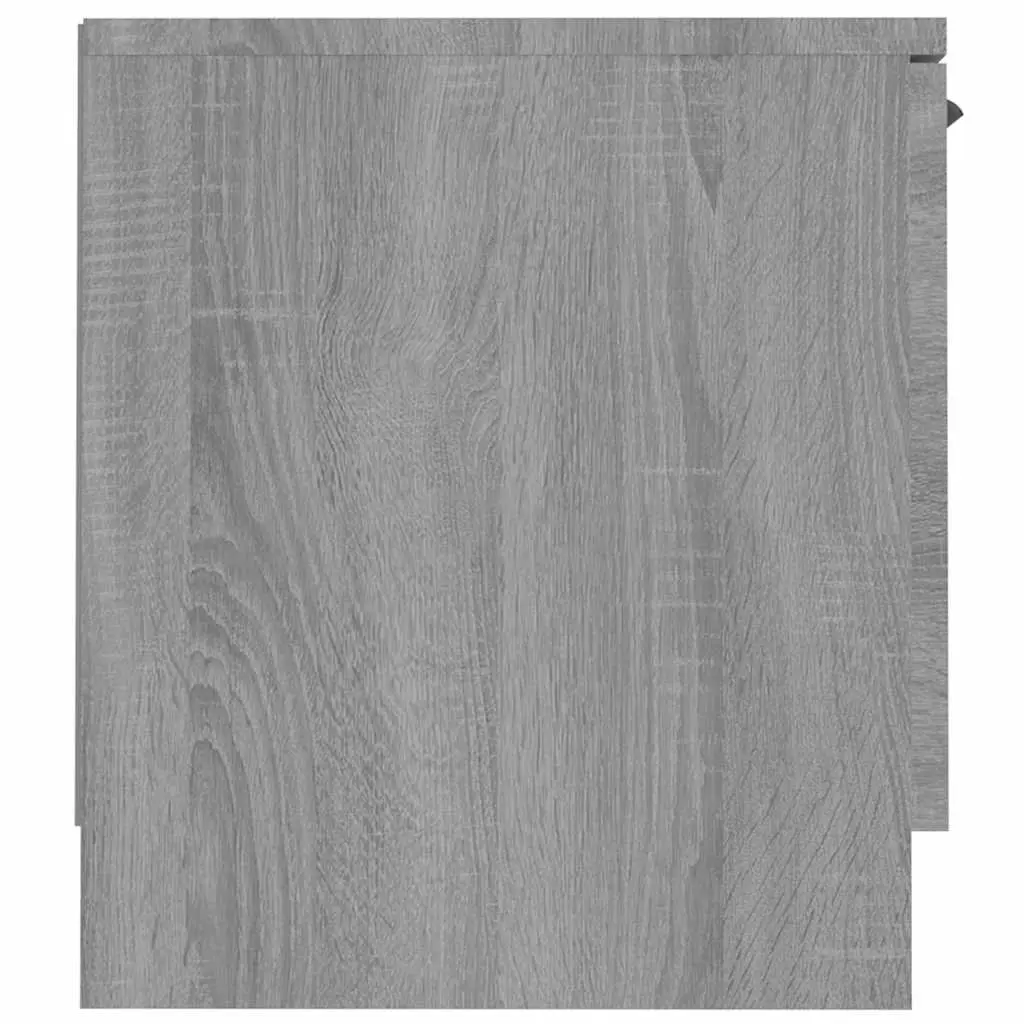 TV Cabinet Grey Sonoma 140x35x40 cm Storage Unit with Drawer Compartments
