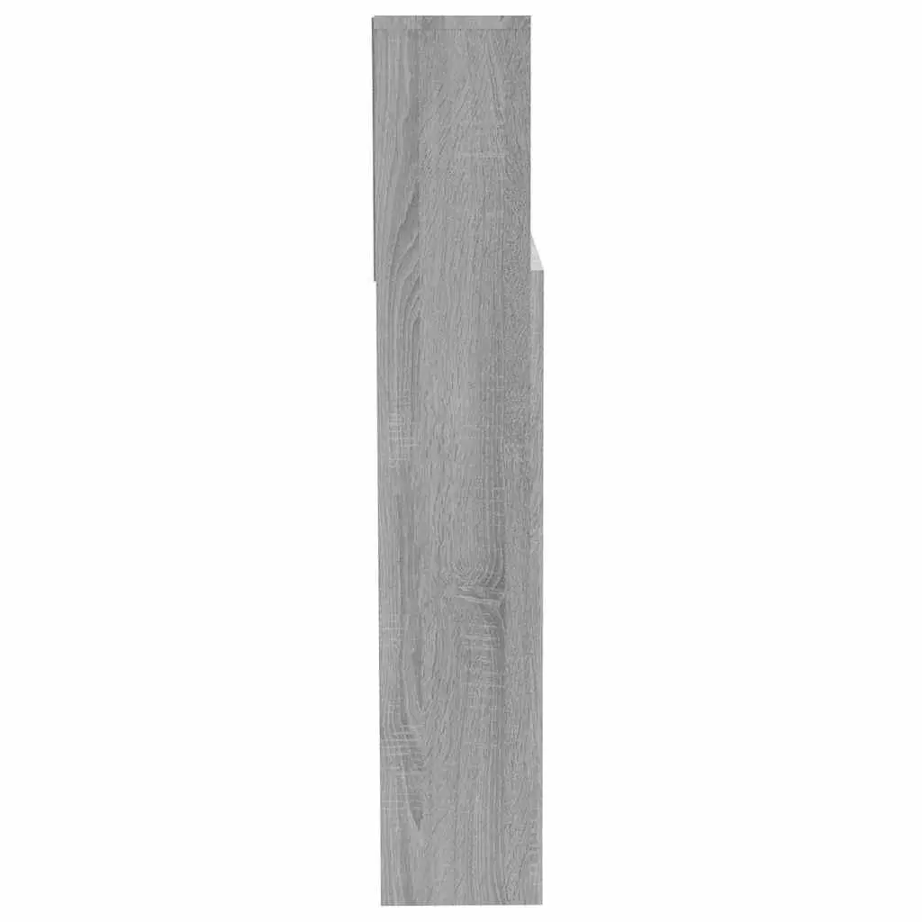 Grey 200cm Headboard Cabinet for Storage