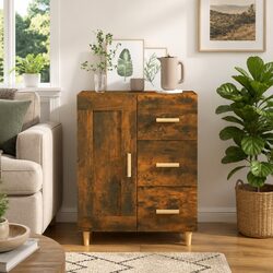 Specifications of Brown Engineered Wood Sideboard Cabinet