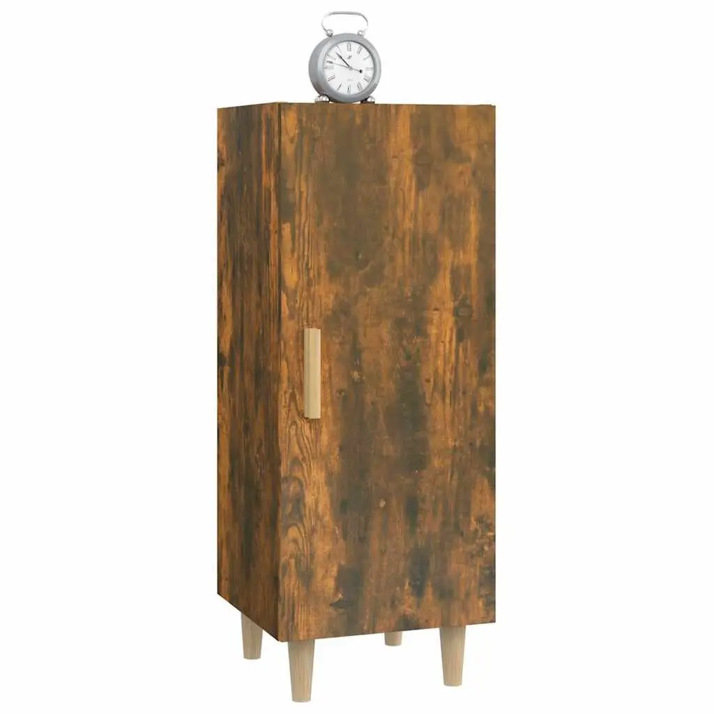 Brown Sideboard Cabinet with Storage Compartments Living Room Furniture