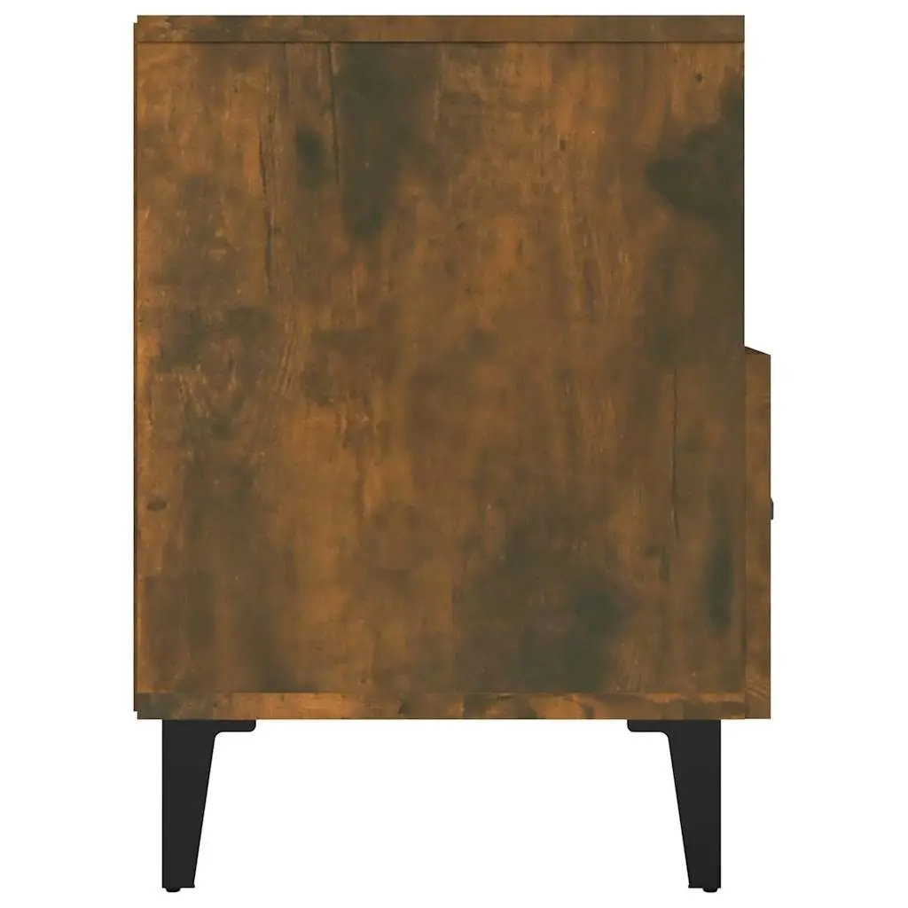 TV Cabinet Media Unit Storage Drawers Brown Living Room 80 x 36 x 50 cm