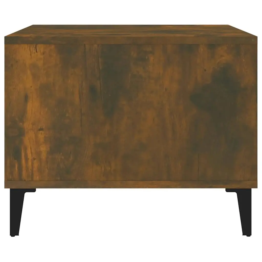 Coffee Table with Storage Compartment Brown Engineered Wood Living Room