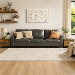 Coffee Tables Set of 2: 50 x 50 x 40 cm, Brown