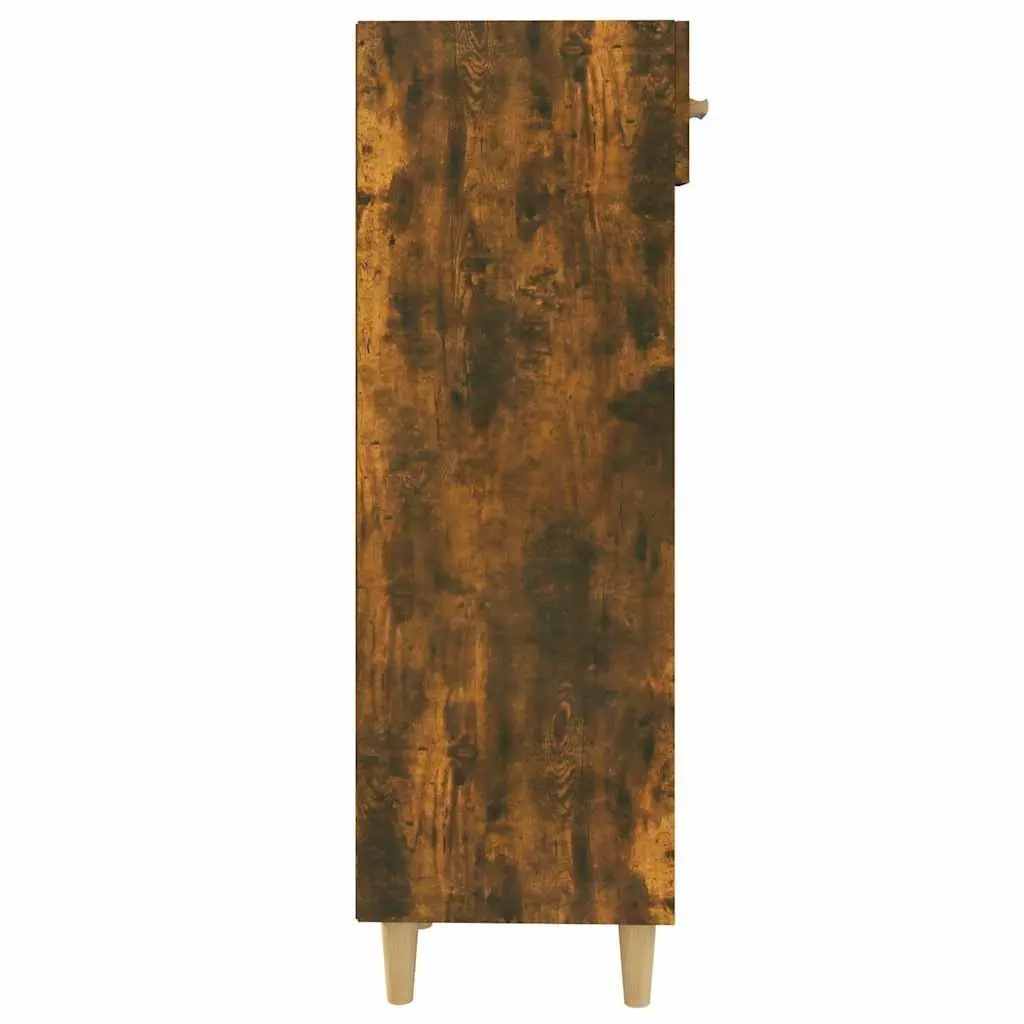 Shoe Cabinet Storage Organiser for Hallway Bedroom 30 x 35 x 105 cm Brown Engineered Wood