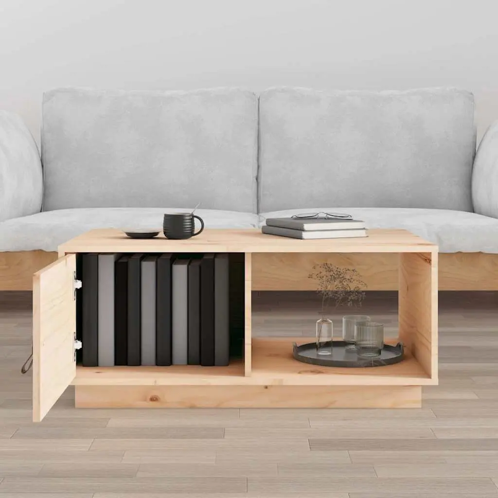 Coffee Table 80x50x35.5 cm with Storage