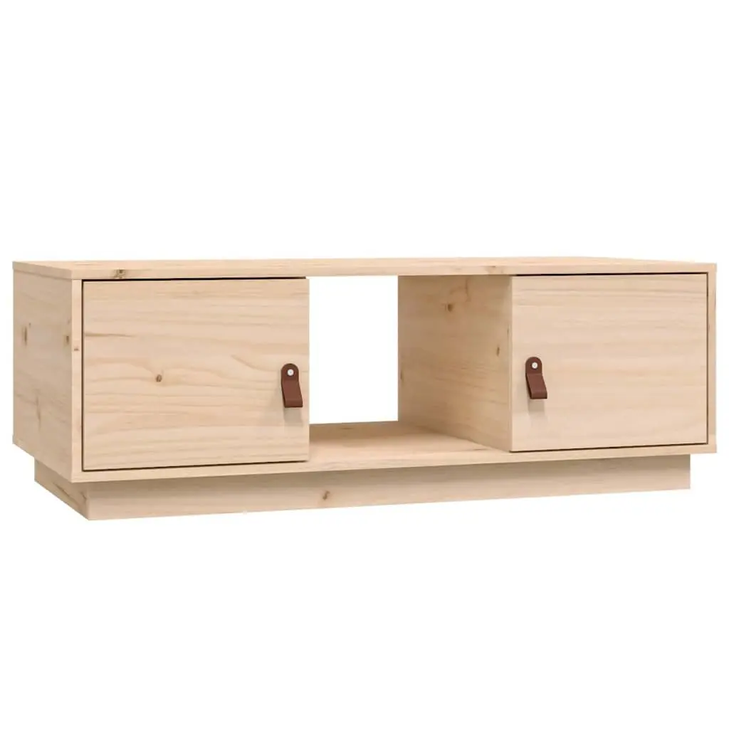 Coffee Table 100x50x35 cm in Solid Pine Wood