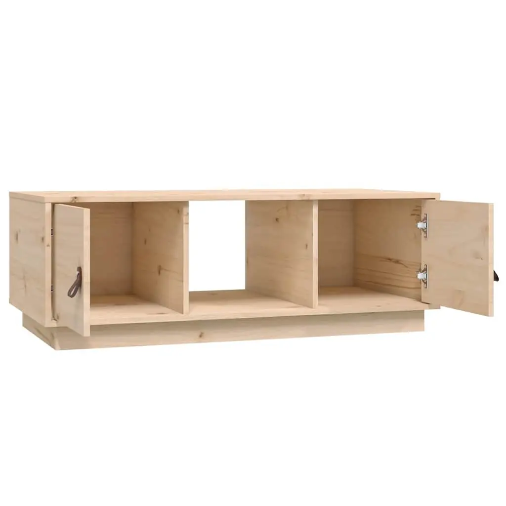 Coffee Table 100x50x35 cm in Solid Pine Wood