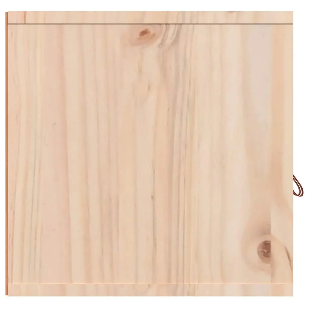 Wall Cabinets for Home 60x30x30 cm Solid Pine Wood Storage Shelves Brown 2 Piece