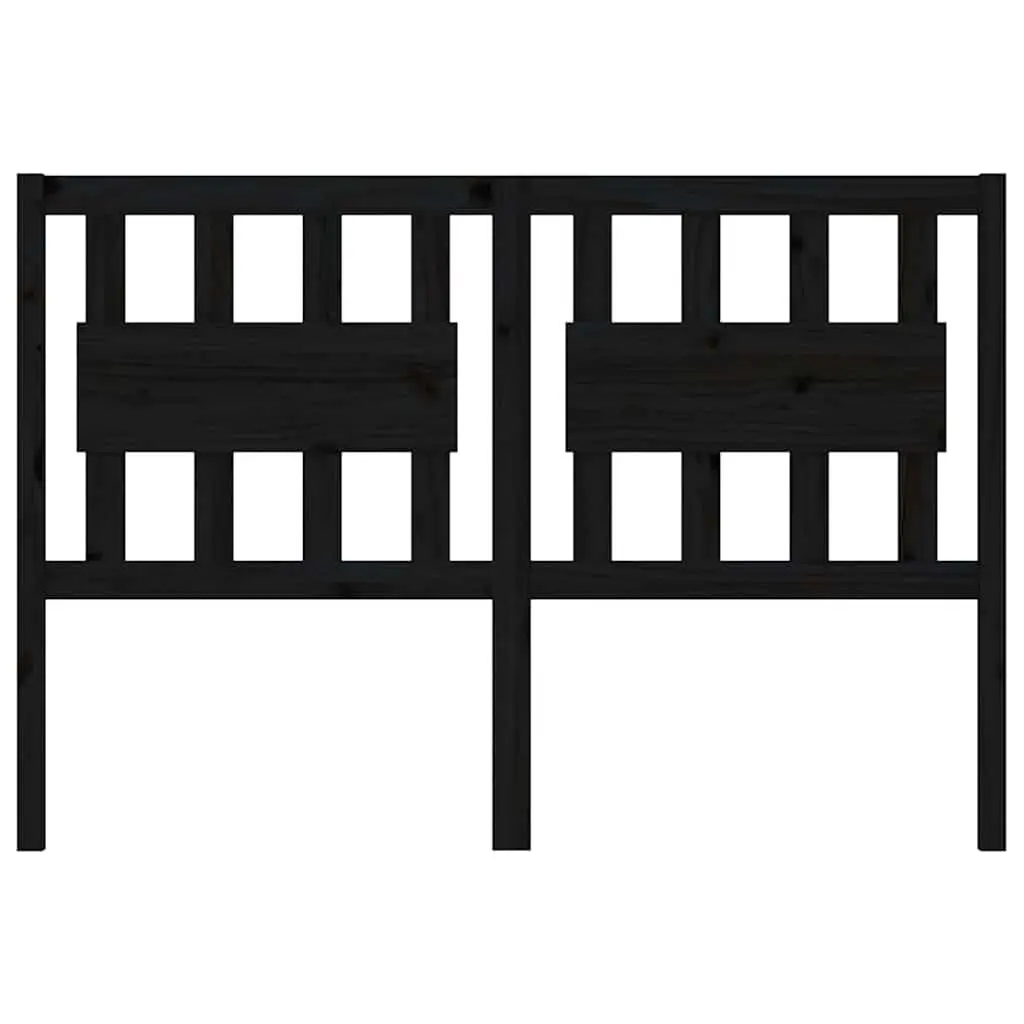 Black Pine Bed Headboard 140.5 cm