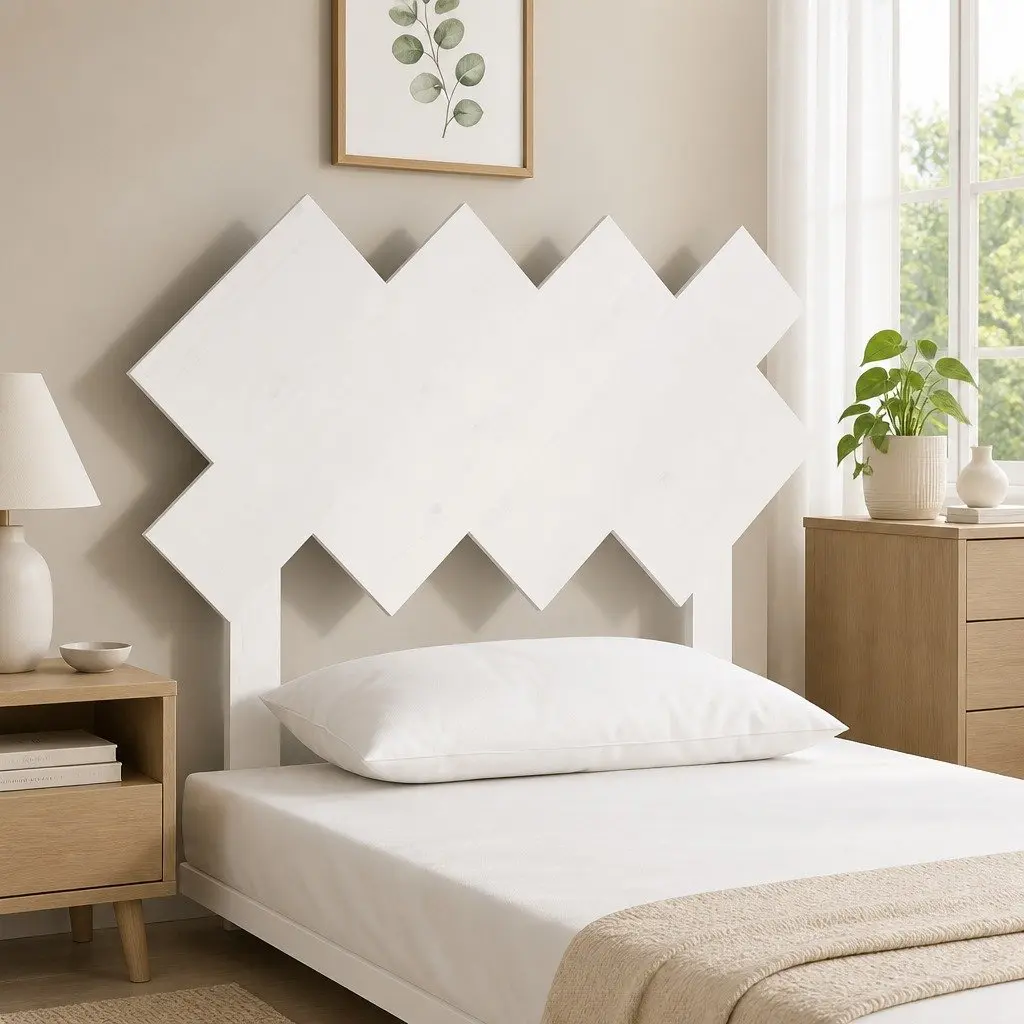 Bed Headboard White 92cm Bedroom Furniture Solid Pine Wood