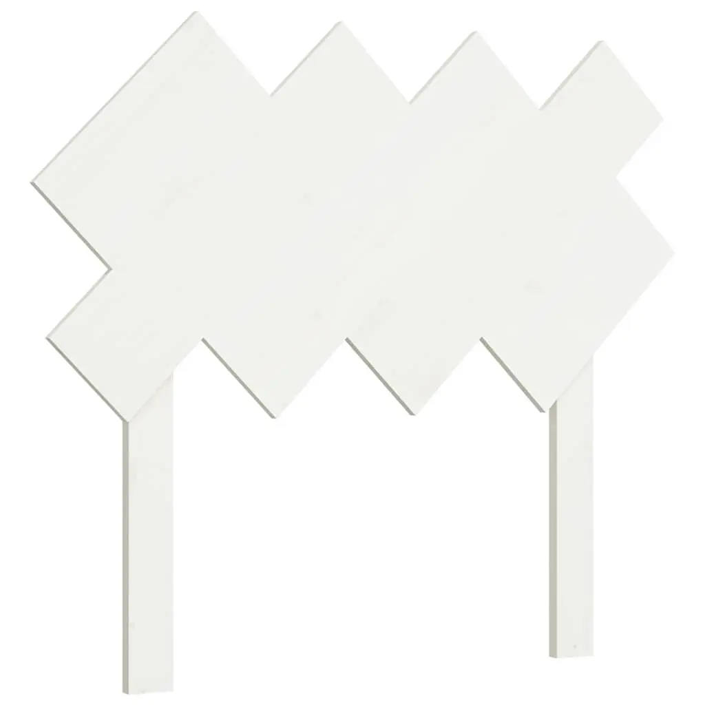 Bed Headboard White 92cm Bedroom Furniture Solid Pine Wood