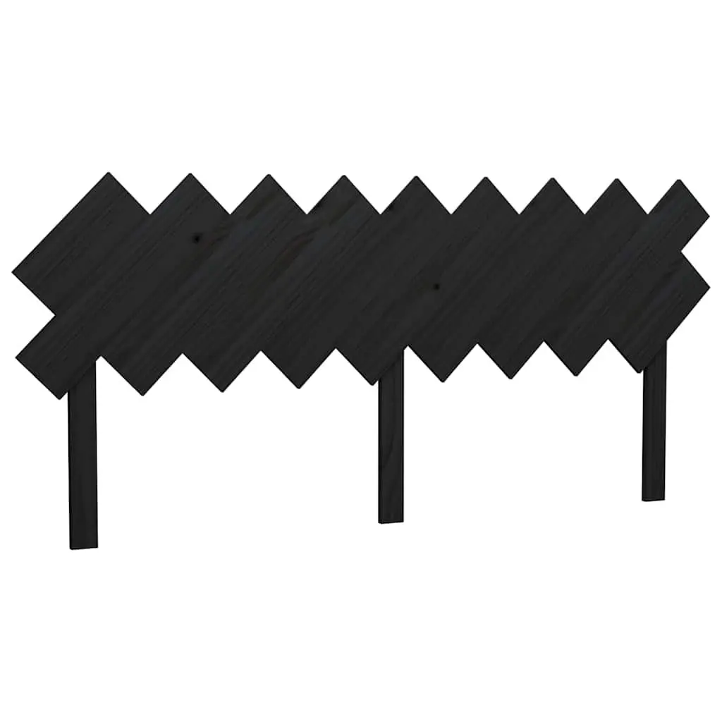 Black Pine Bed Headboard 178 cm
