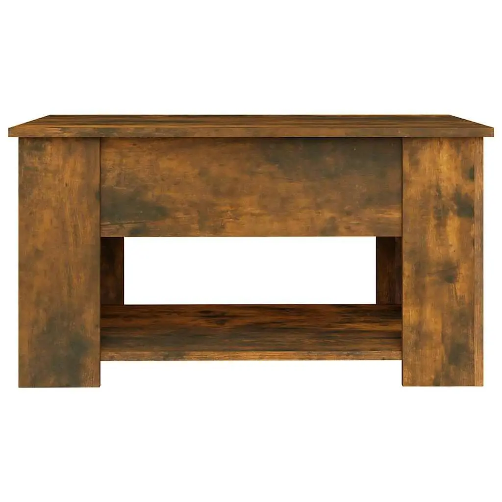 Coffee Table Living Room Brown Engineered Wood Lift Top Storage 79 x 49 x 41 cm