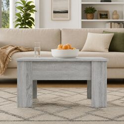 Grey Sonoma Coffee Table Dimensions: 79L x 49W x 41H cm