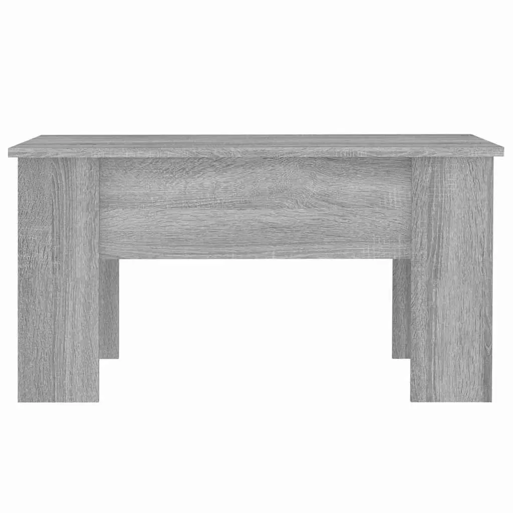 Coffee Table for Living Room Grey Sonoma Lift-Top Storage Compartment 79L x 49W x 41H cm