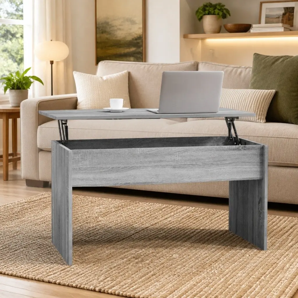 Grey Lift Top Coffee Table