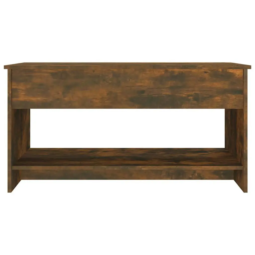 Coffee Table for Living Room Brown Engineered Wood 102 x 50 x 52.5 cm