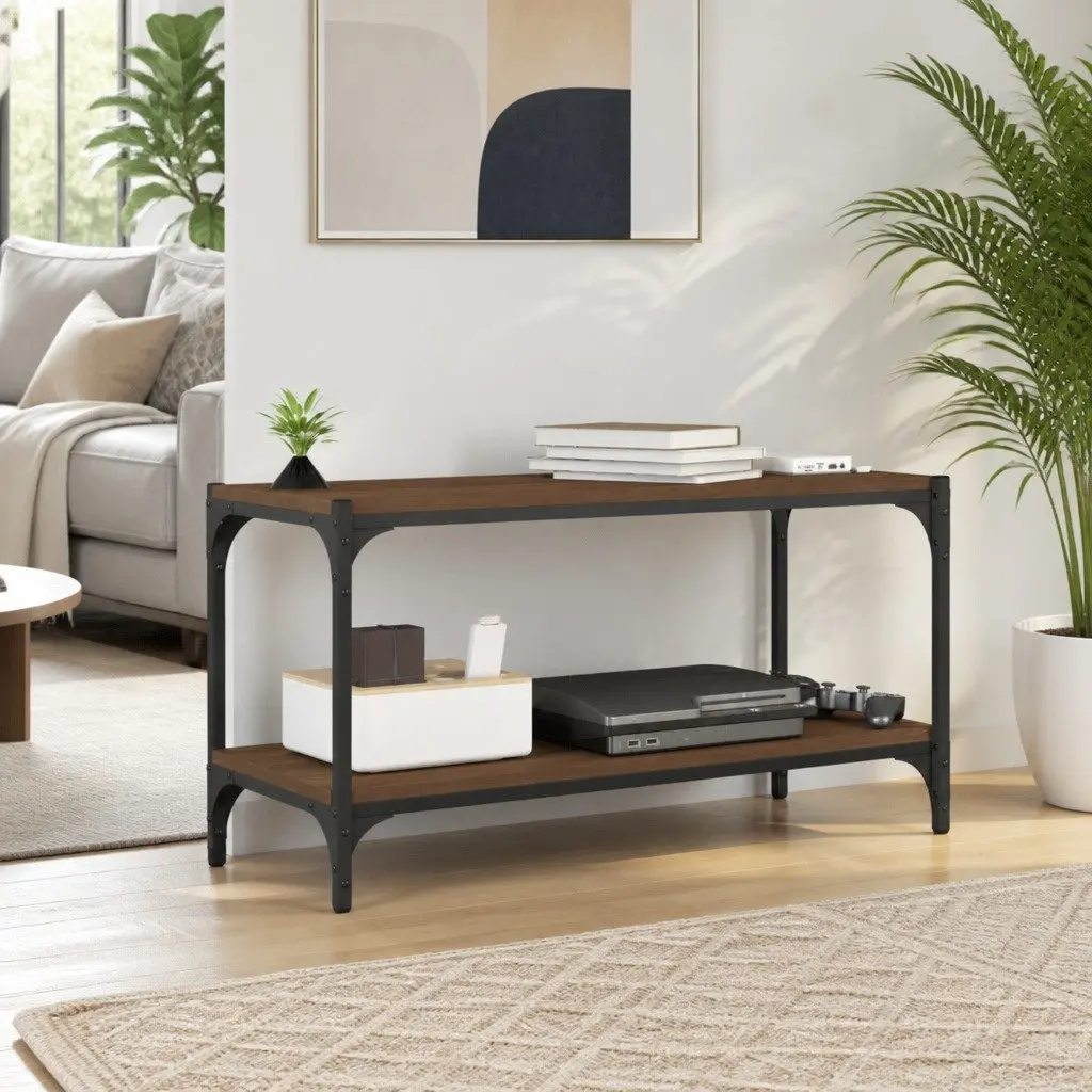 Brown Oak TV Cabinet 80x33x41cm