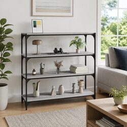 Grey Sonoma Book Cabinet Specifications: 100x33x100 cm