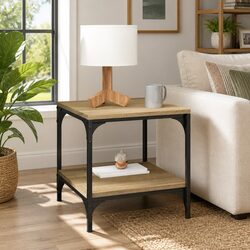 Coffee Table Dimensions 50x50x40 cm in Sonoma Oak