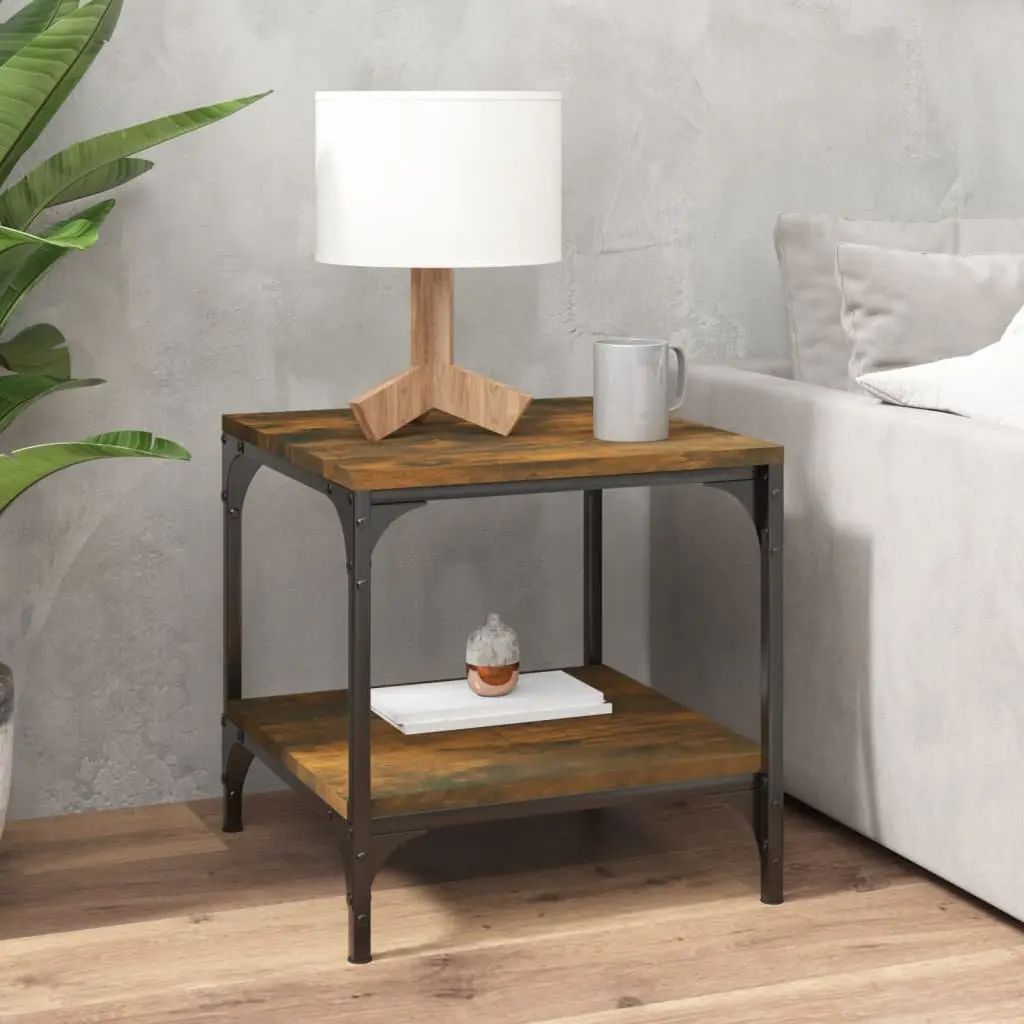 Brown Engineered Wood Side Tables