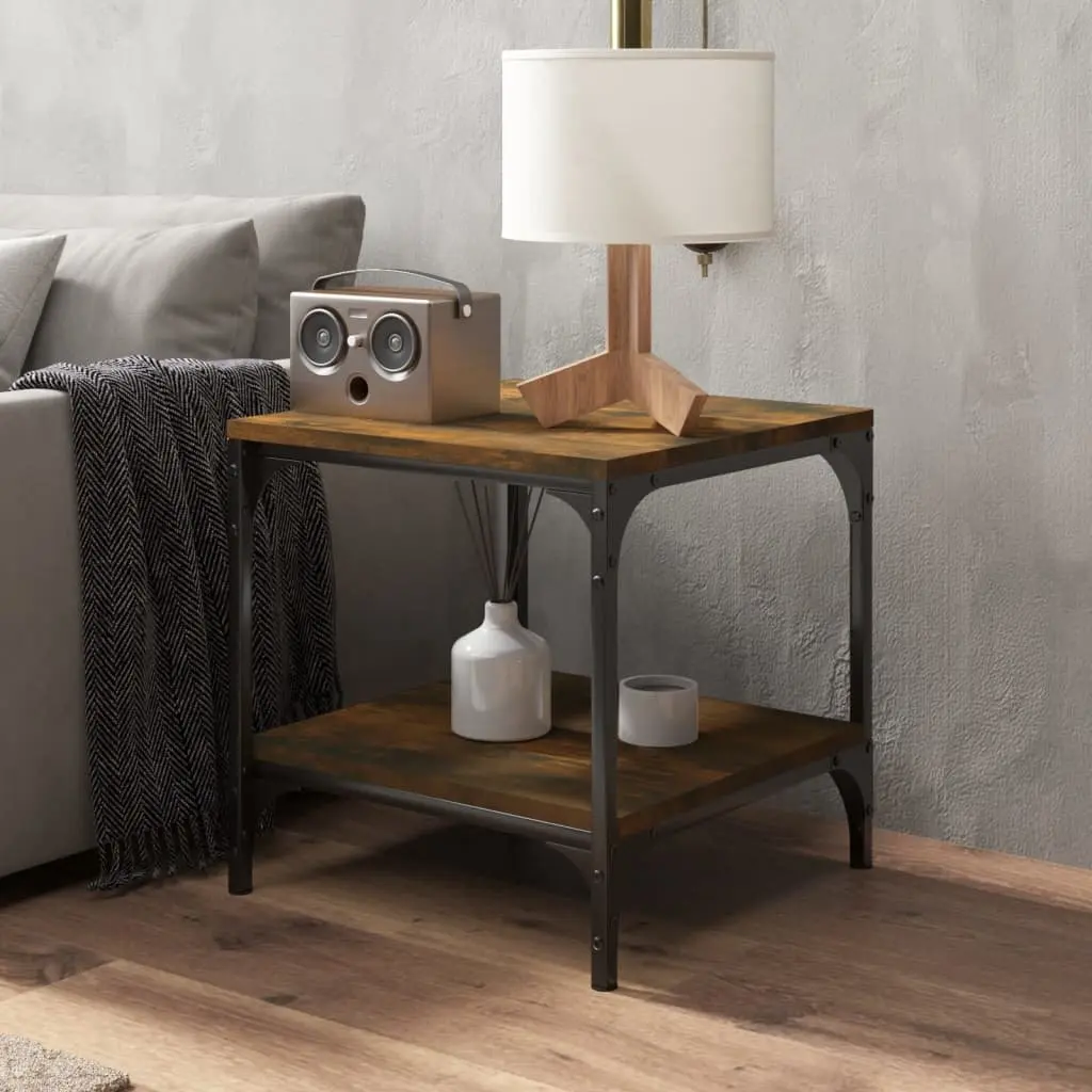 Brown Engineered Wood Side Tables