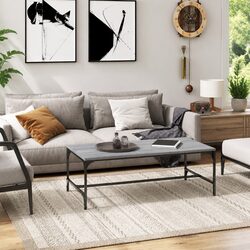 Grey Sonoma Coffee Table: 100L x 50W x 35H cm Specs