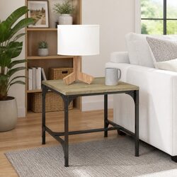 Brown Engineered Wood Coffee Table Dimensions 50x50x35cm