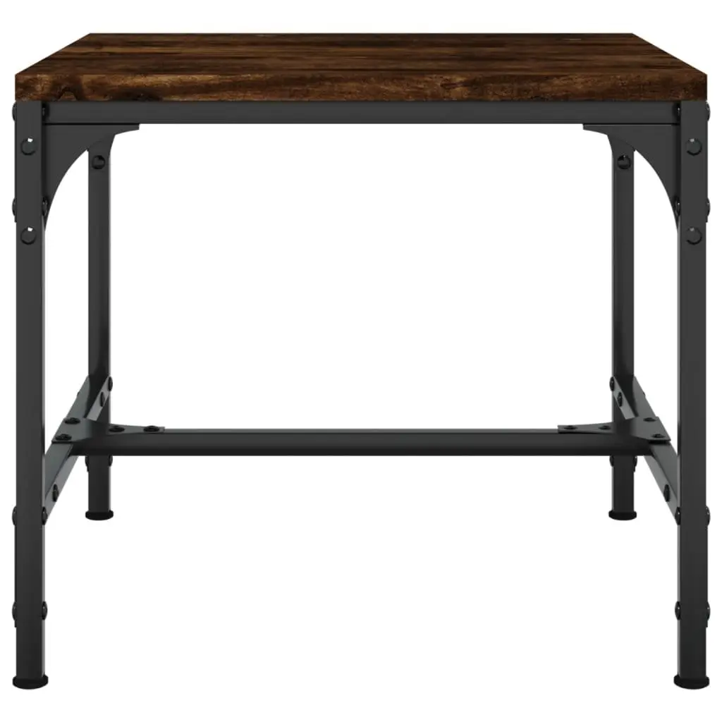 Side Tables 2 pcs Brown Engineered Wood Coffee Table Accent Furniture Living