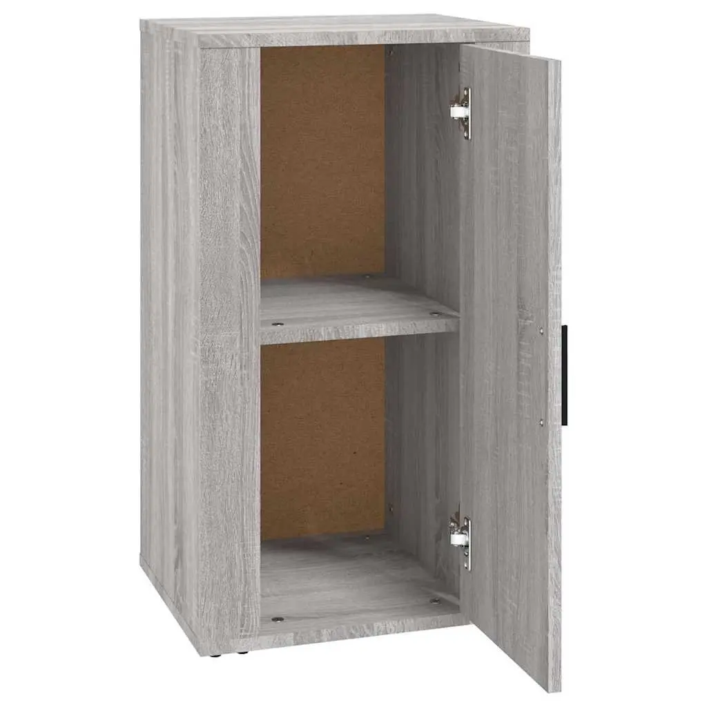 Grey Sideboard Storage Cabinet Living Room 40x33x70cm