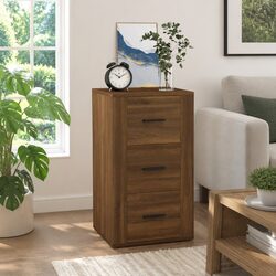 Sideboard Storage Cabinet 40x33x70cm, Brown Oak