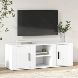 TV Cabinet Specifications: 100x31.5x35 cm, White, 4 Doors
