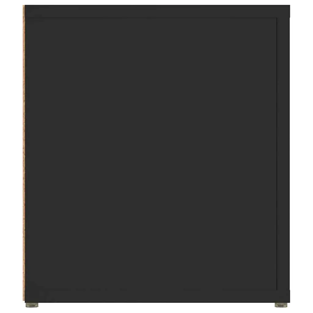 Black TV Cabinets 2 pcs 80x31.5x36 cm