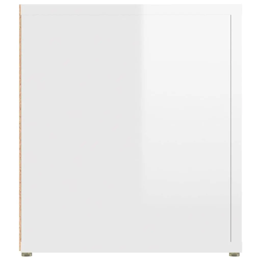 TV Cabinets 2 pcs Living Room High Gloss White 80x31.5x36 cm Media Storage Unit