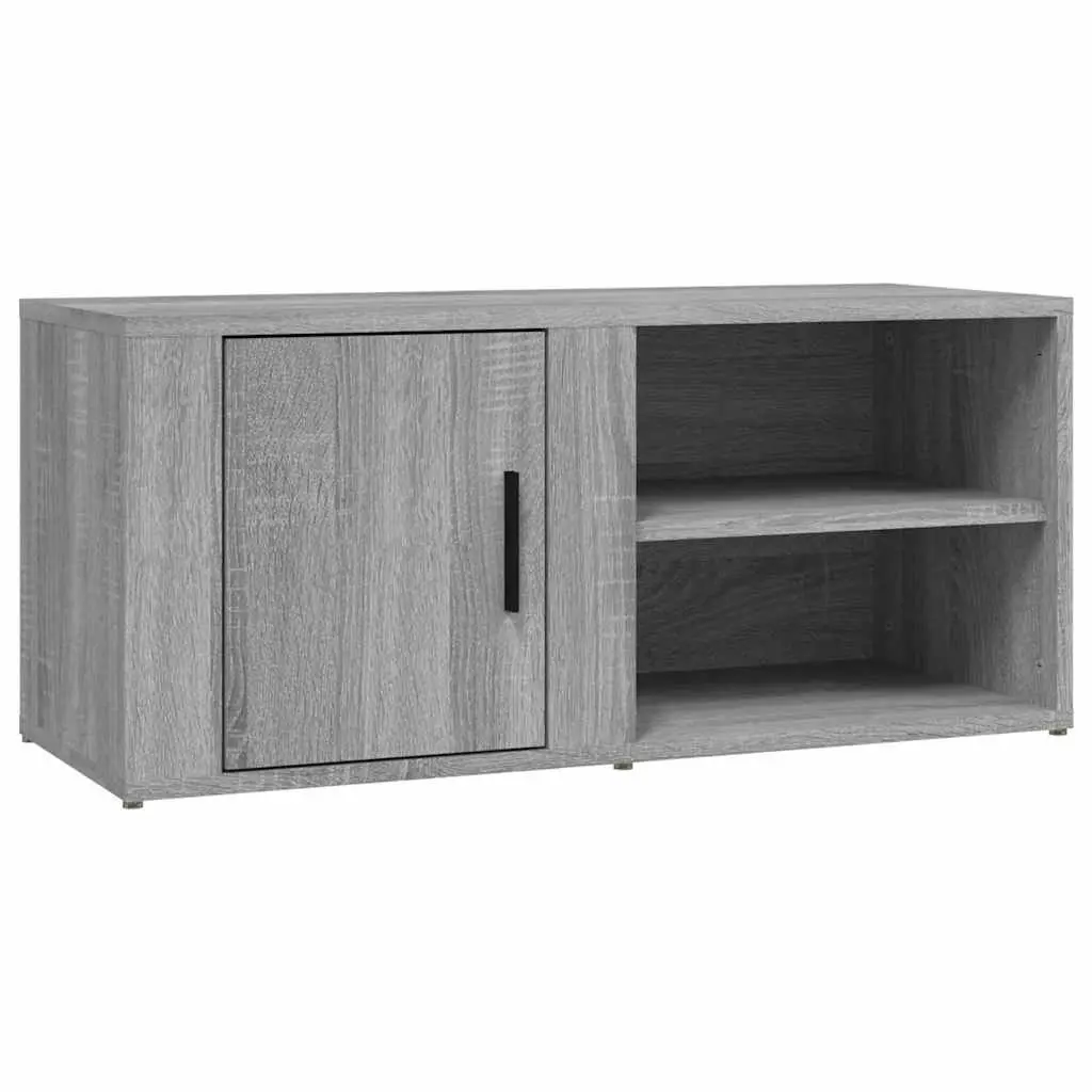 TV Cabinets 2 pcs Grey Sonoma Media Storage Unit with Doors Compartments