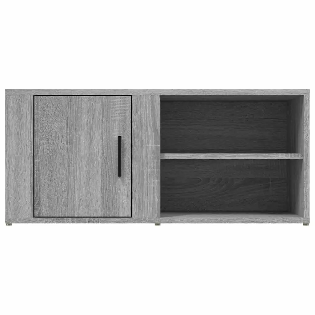 TV Cabinets 2 pcs Grey Sonoma Media Storage Unit with Doors Compartments