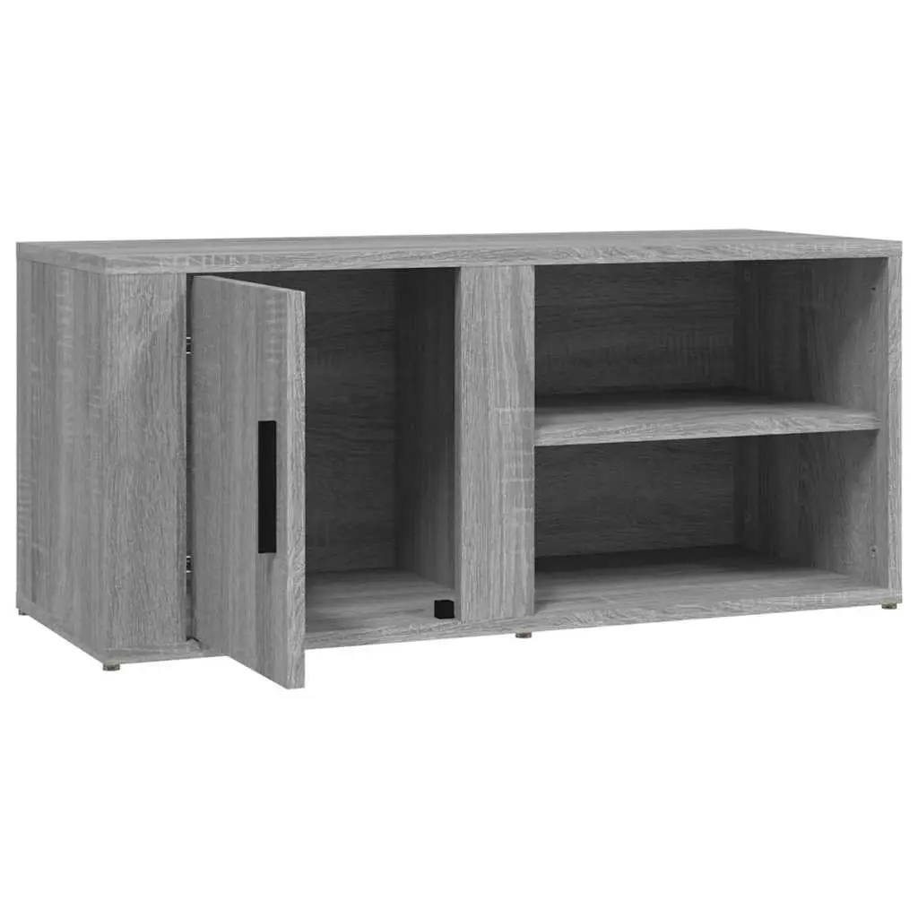 TV Cabinets 2 pcs Grey Sonoma Media Storage Unit with Doors Compartments