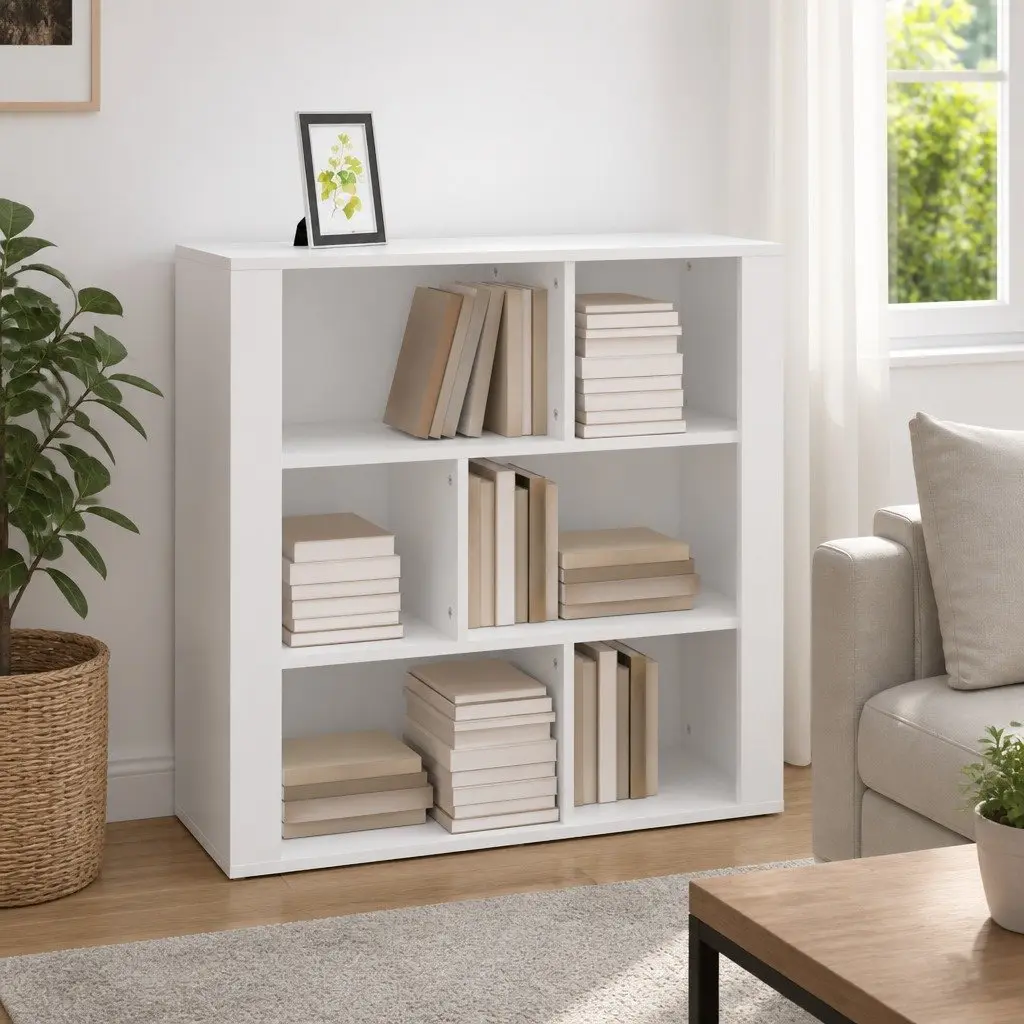 Sideboard White Storage Cabinet Living Room 80x30x80 cm