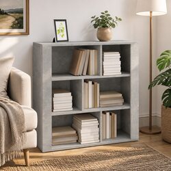 Grey Engineered Wood Sideboard - Specs 80x30x80 cm