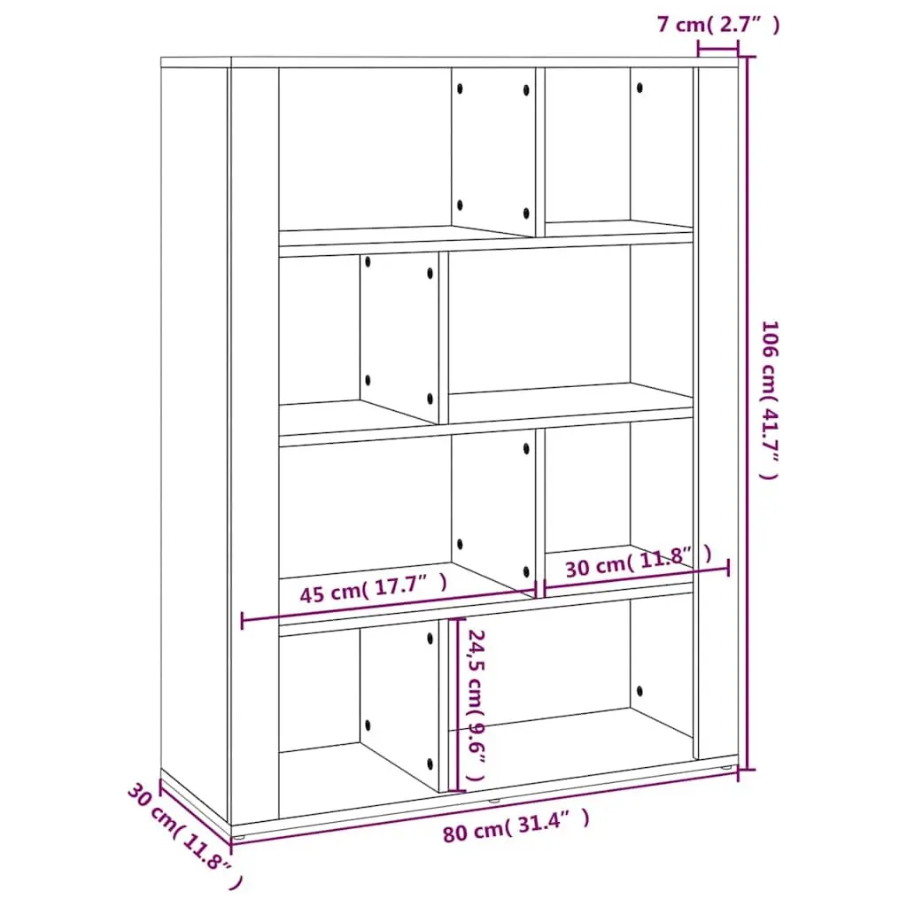 Sideboard Black Storage Cabinet Living Room Furniture Engineered Wood