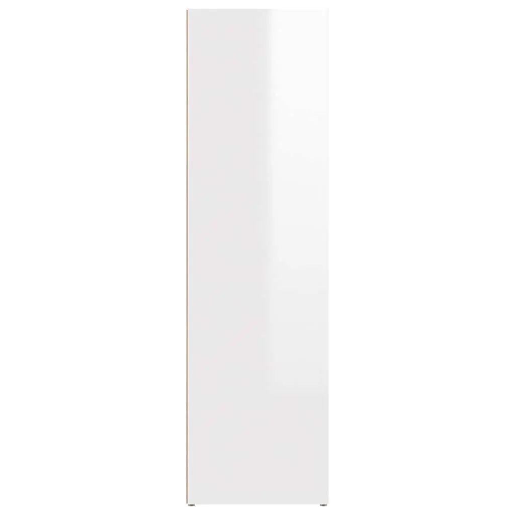 Sideboard Cabinet Storage Buffet Living Room 80W x 30D x 106H cm White High Gloss
