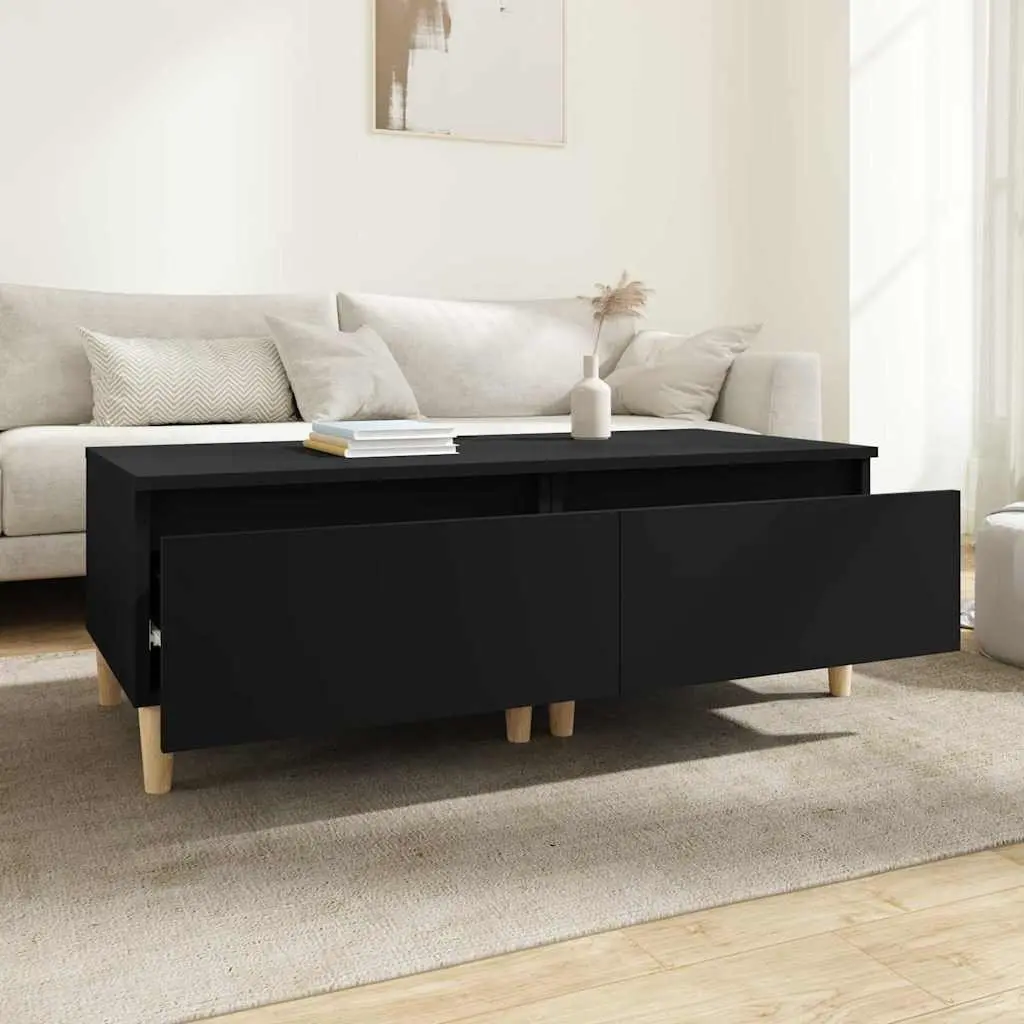 End Tables Black 50x46x35 cm Engineered Wood Side Table Accent Furniture