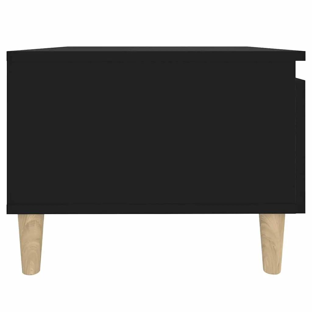End Tables Black 50x46x35 cm Engineered Wood Side Table Accent Furniture
