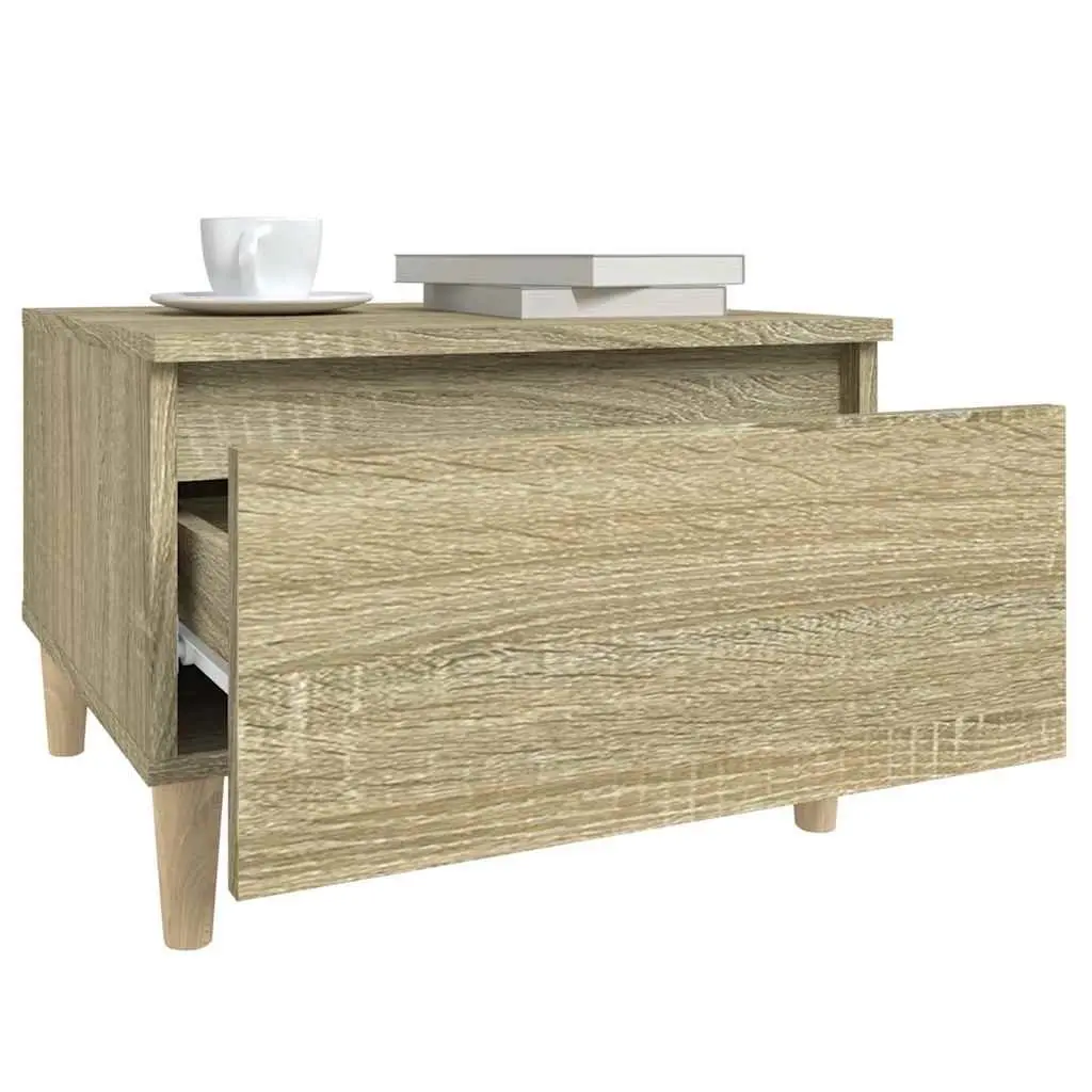End Table Side Table Sonoma Oak Brown Engineered Wood Living Room Furniture